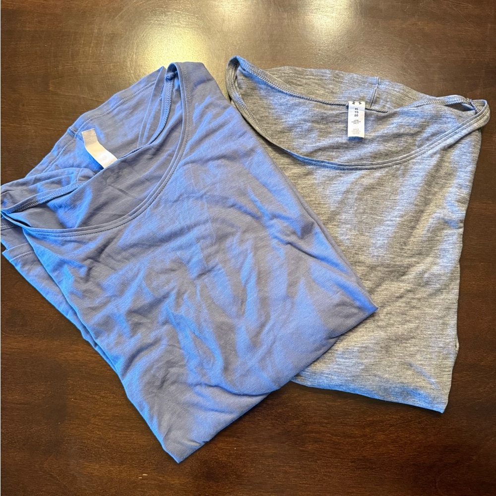 Blue and Gray T-Shirts